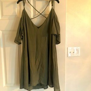 Lulus Strappy, off the shoulder dress